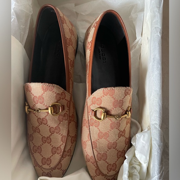 Gucci- GG Jordaan Logo Loafers- NWT - Picture 2 of 6